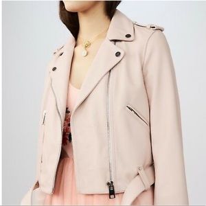 Maje BESTY Leather Biker Jacket